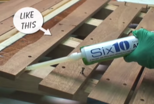 Using WEST SYSTEM Six10 Thickened Epoxy Adhesive