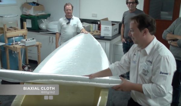 Making a canoe with Pro Set vacuum infusion epoxy
