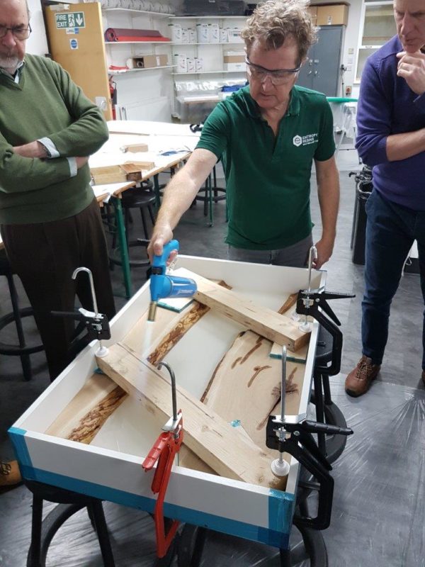 David gives top tips on getting rid of bubbles from epoxy resin