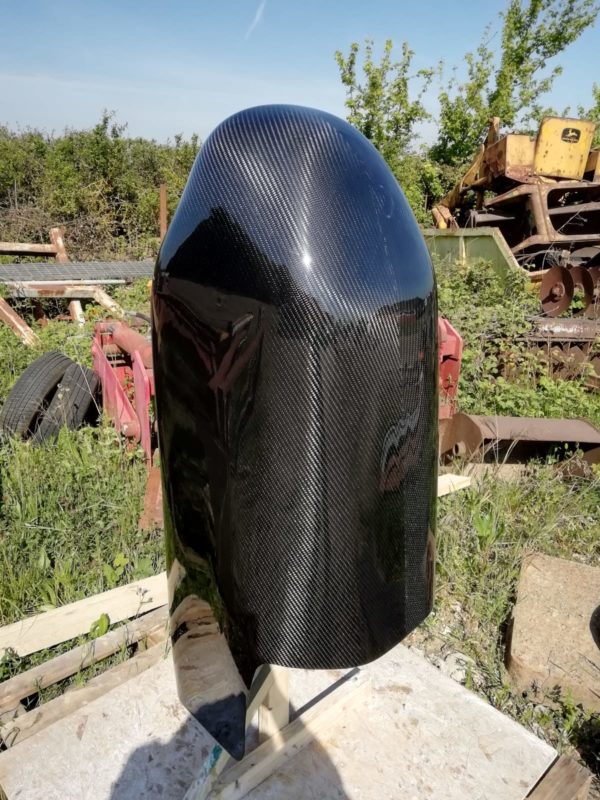 The cone after lacquer application.