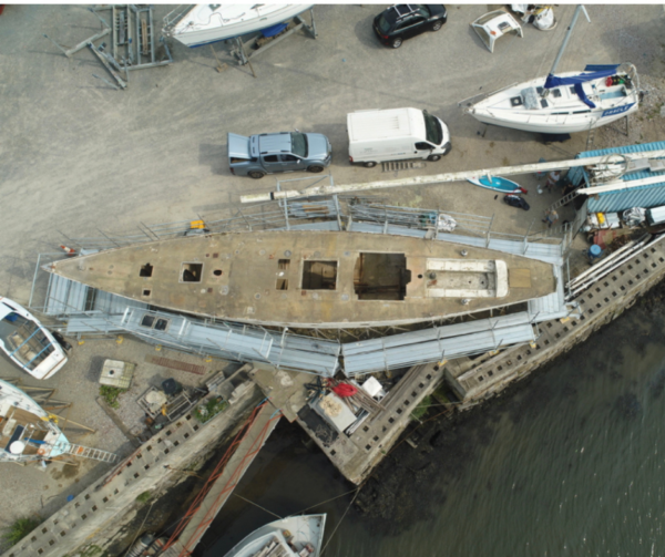PRO-SET and WEST SYSTEM epoxy used to restore 72ft ketch: the ‘life-changing’ Francis Drake