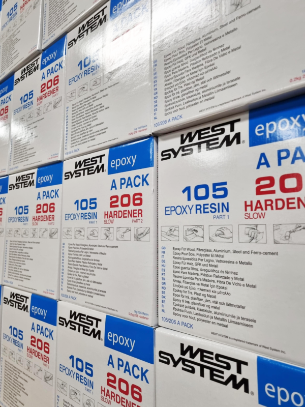 WEST SYSTEM EPOXY STARTS WITH CLEAN PACKAGING & NEW SPANISH DISTRIBUTOR