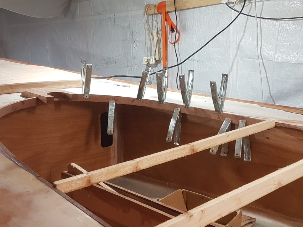 Laminating The Cockpit Coaming