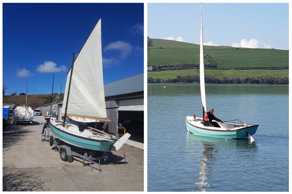 Boat in full glory ready for the water made with west system epoxy