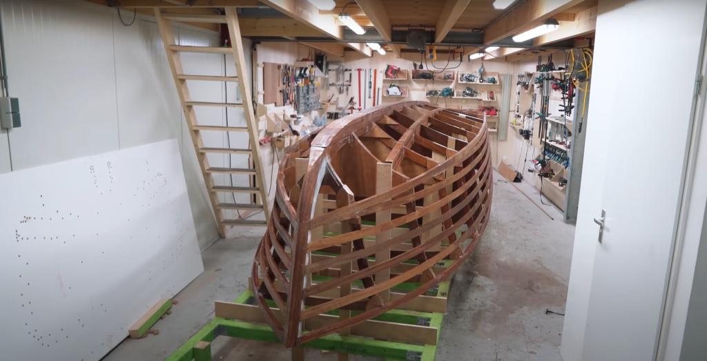 wooden boat project
