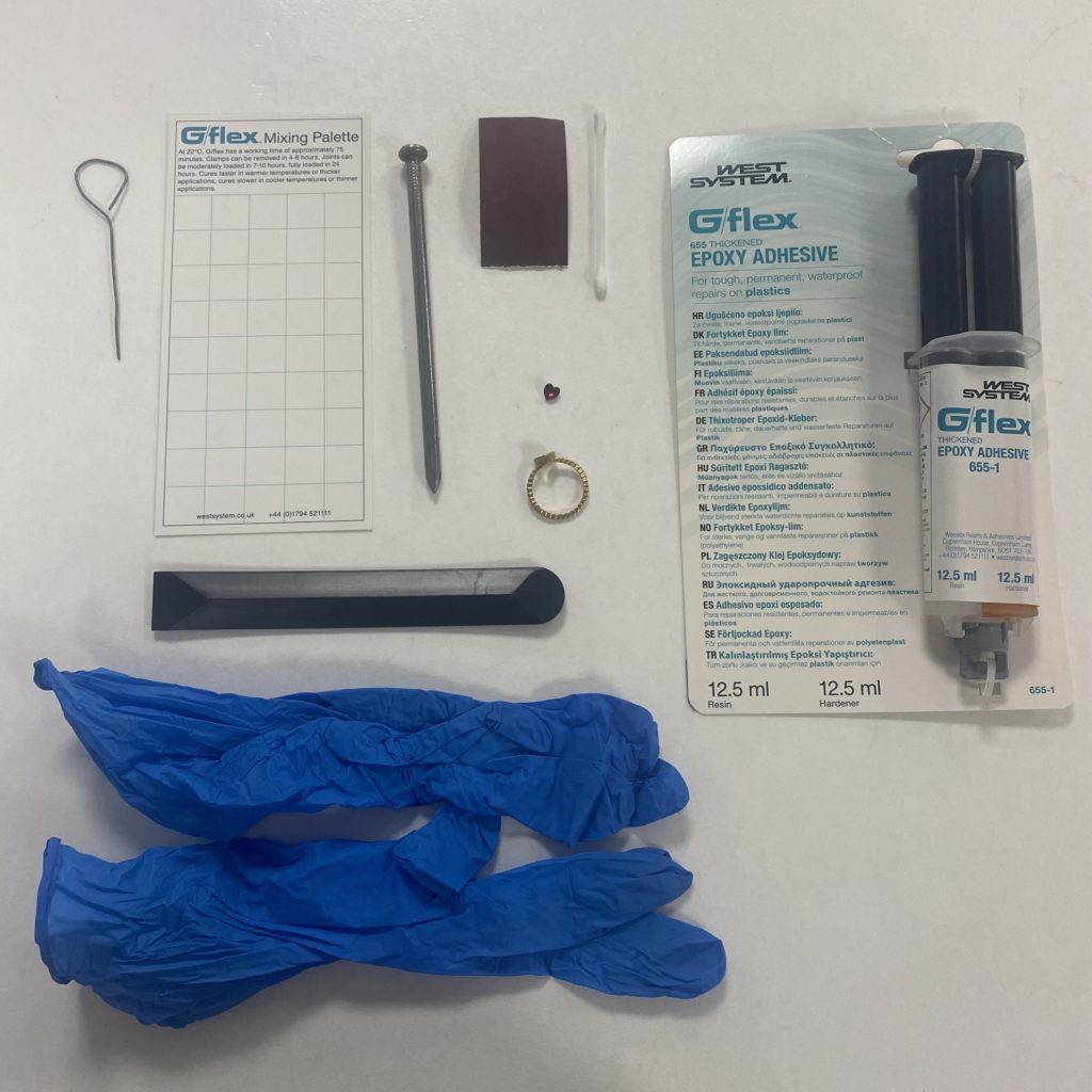 What you need to fix a ring using g/flex