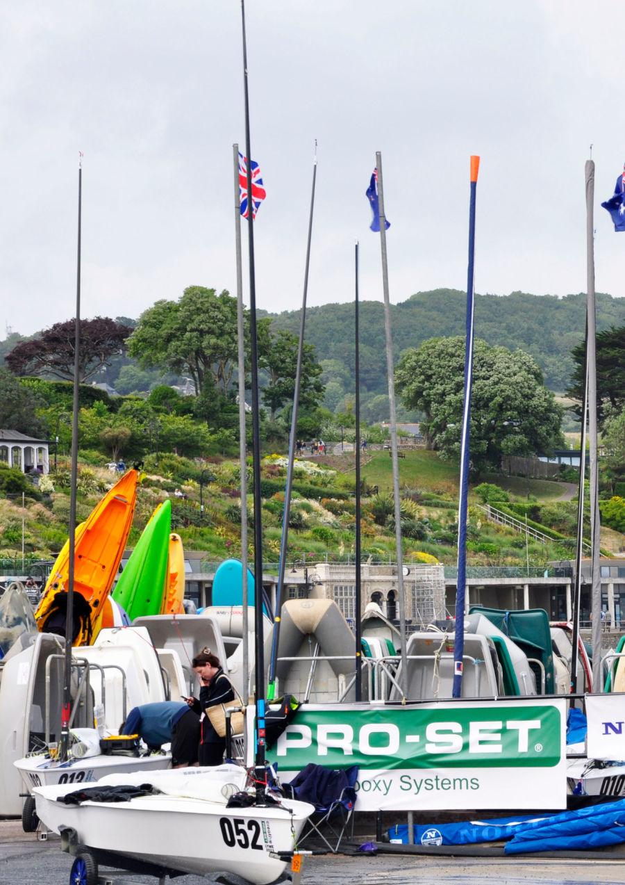 2024 OK Dinghy World GBR team, jointly sponsored by PRO-SET® Epoxy and Ovington Boats in Brisbane, Australia