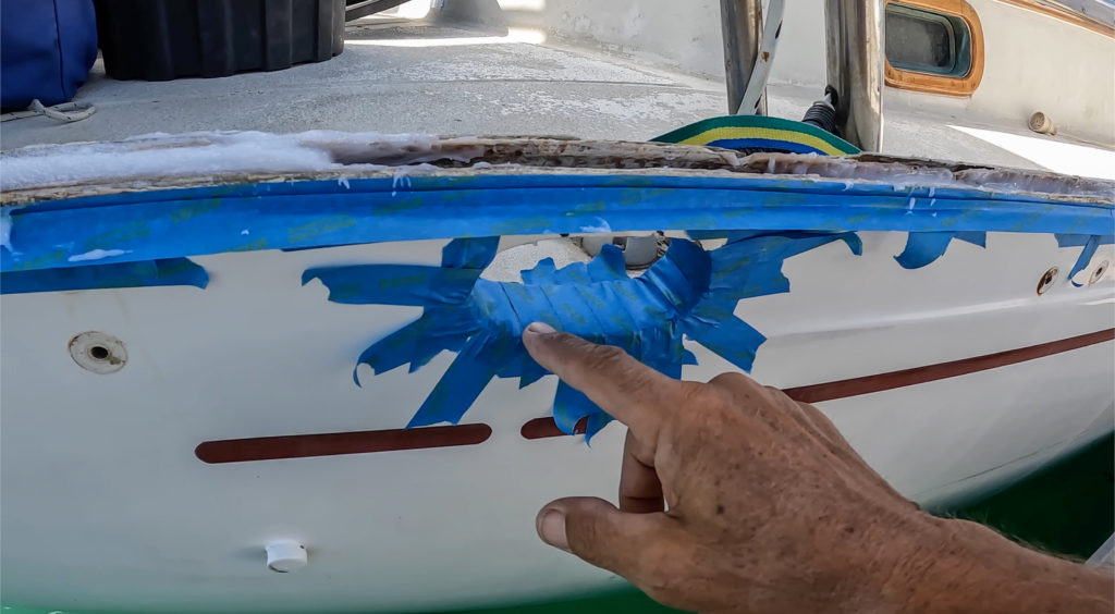 The hull-to-deck join job, part 3