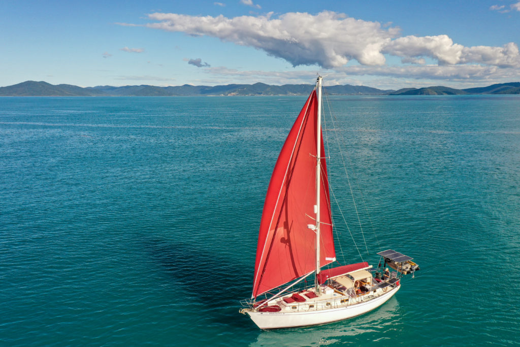 Brilliant II out at sea.