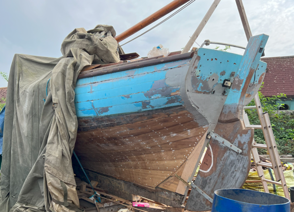 boat restoration project