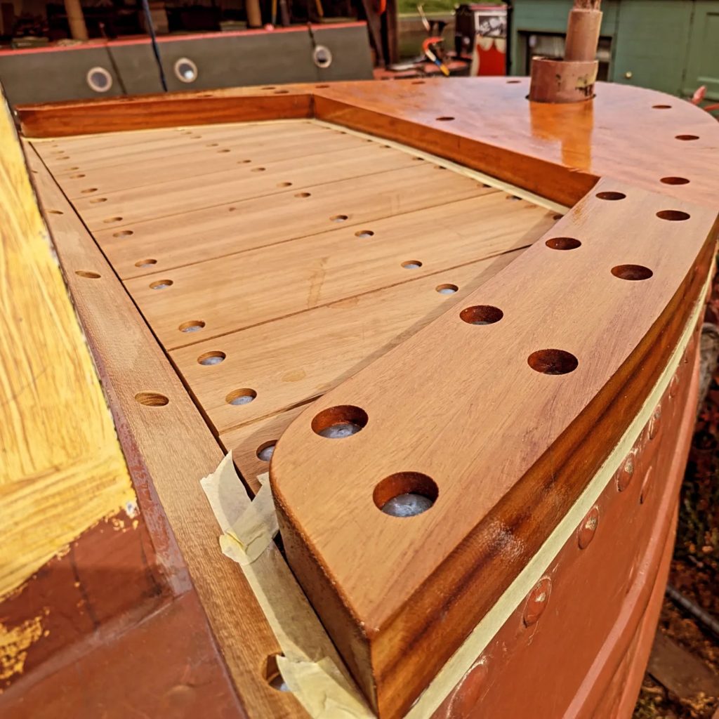 narrowboat restoration using west system epoxy