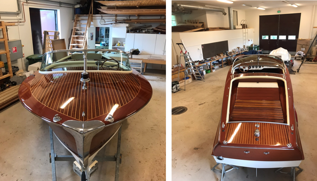 finished boat with west system epoxy -Preserving Nautical Heritage