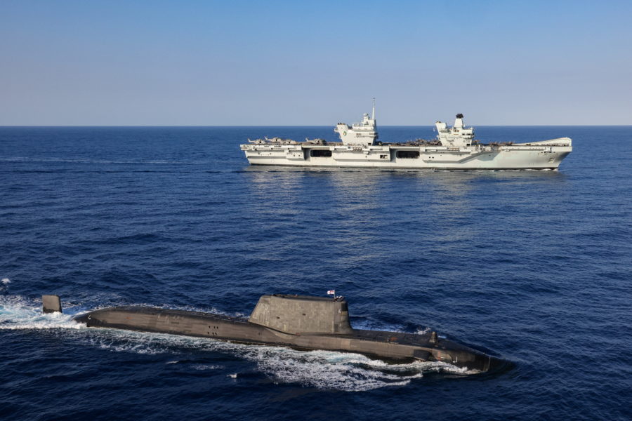 UK Carrier Strike Group 2021