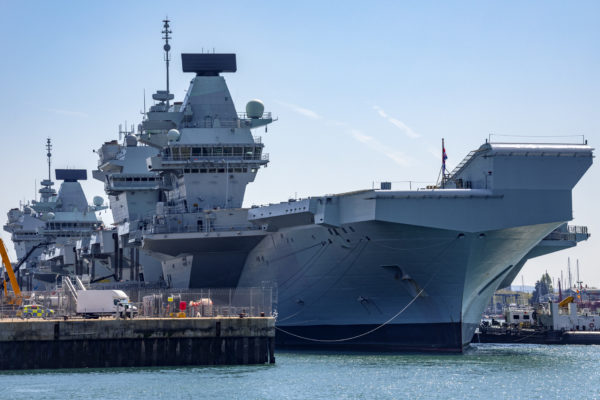 British Aircraft Carriers - Portsmouth Dockyards