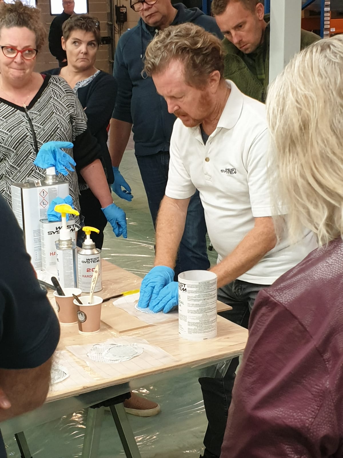 WEST SYSTEM Technical Team supports boat owners with ‘how to use epoxy’ demonstrations at Southampton International Boat Show